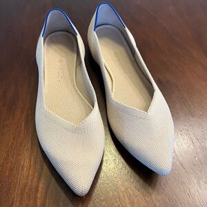 Rothy's The Point Cream Flats 9.5